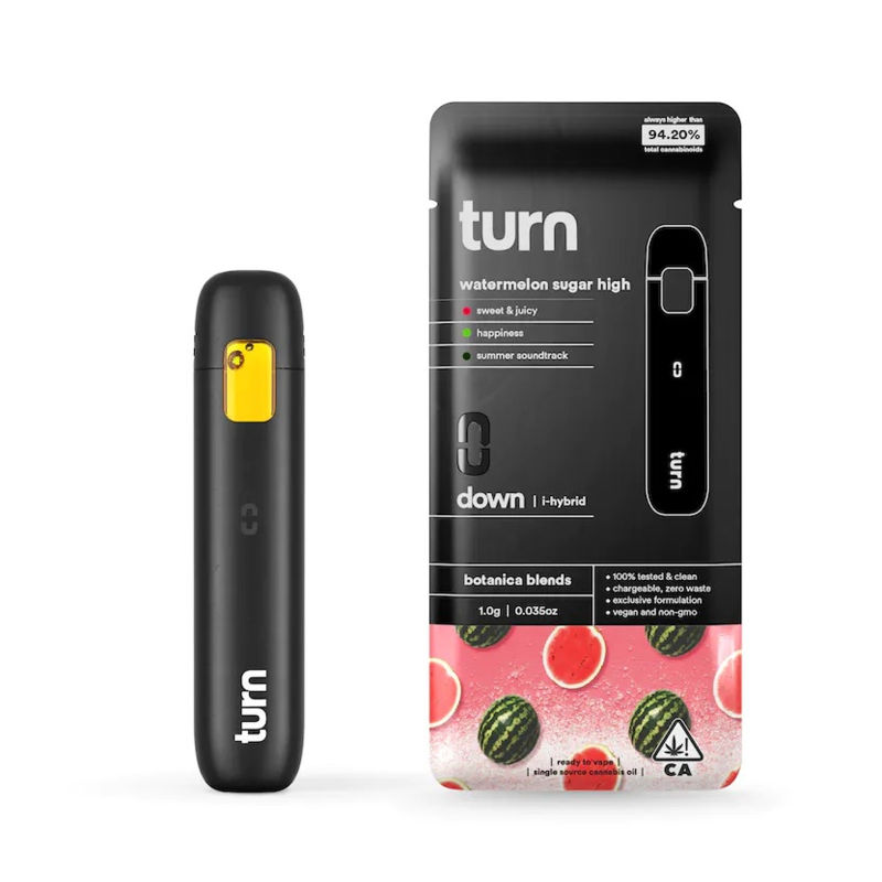 Watermelon Sugar High Down by turn cart at Haven