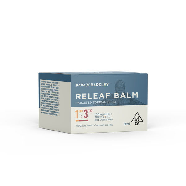 Releaf Balm THC Rich 1:3 by papa & barkley topical at Haven