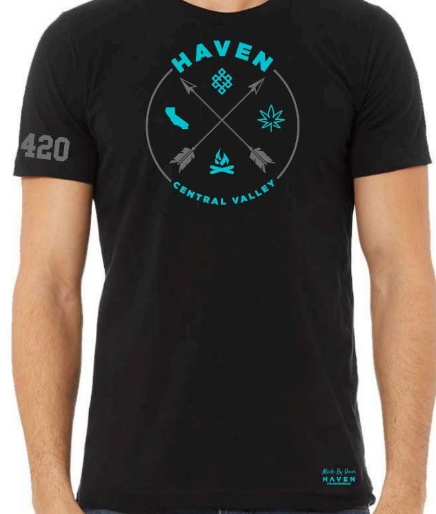 Central Valley Shirt Teal by haven merch at Haven