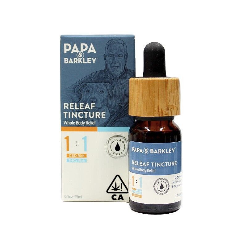 Releaf THCa Rich 1:1a 15ml 450mg by papa & barkley edible at Haven