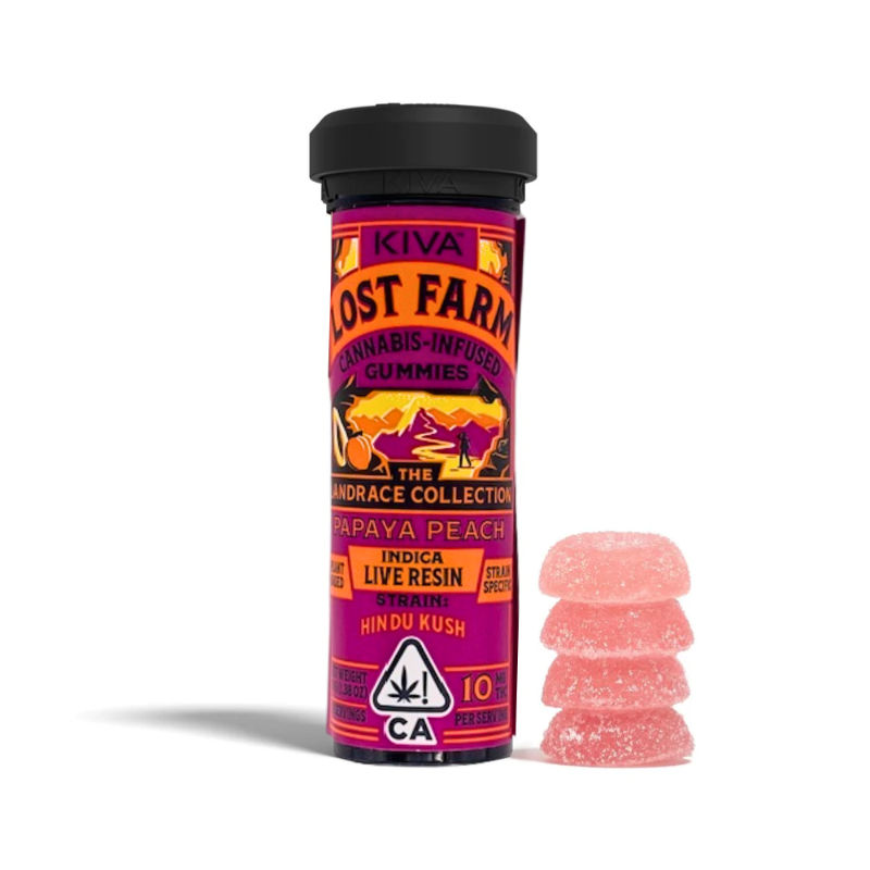 Papaya Peach by lost farm edible at Haven
