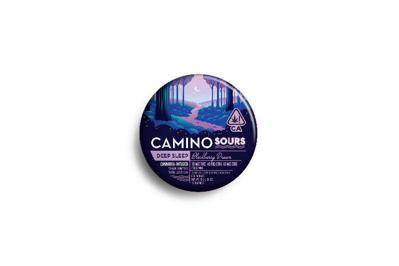 Blackberry Sours CBN 1:1:1 THC:CBD:CBN by camino gummies edible at Haven