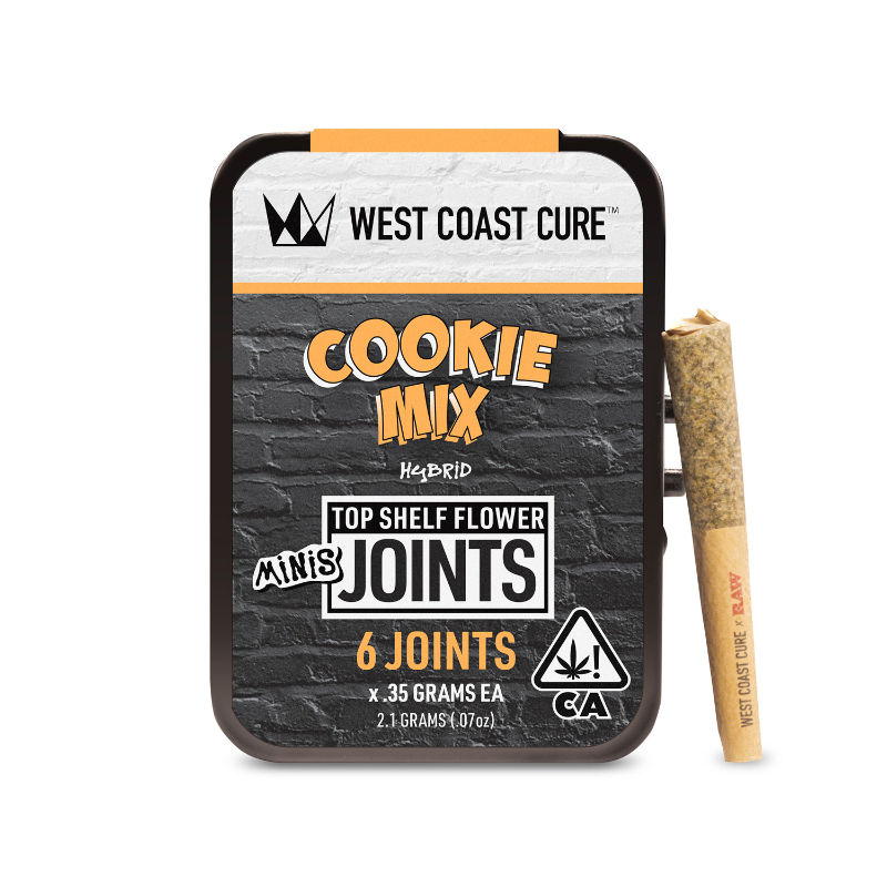 Cookie Mix Mini 6pk by west coast cure preroll at Haven