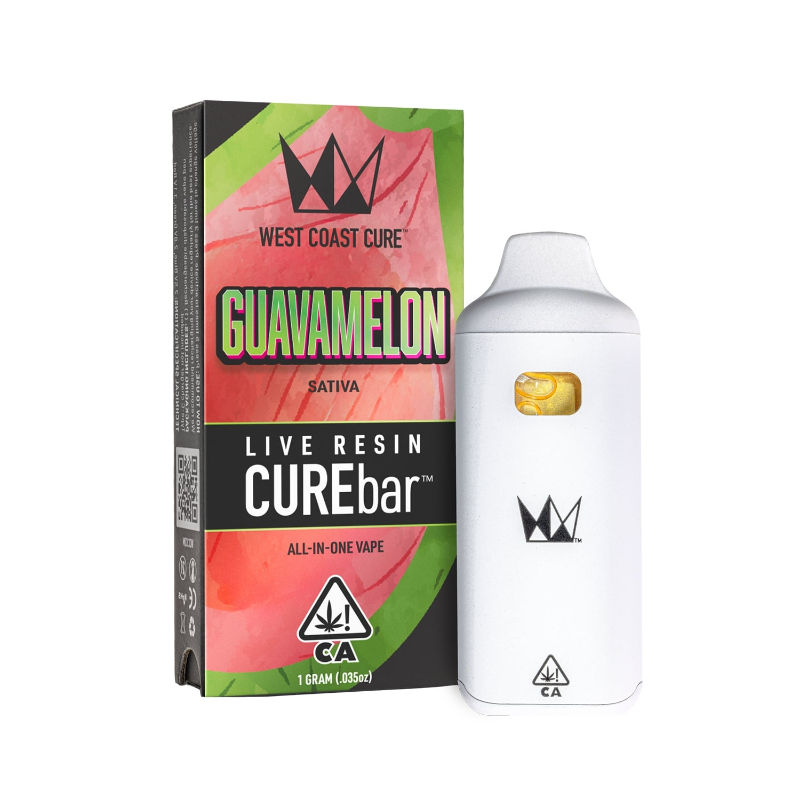 Guavamelon Live Resin CUREbar by west coast cure cart at Haven