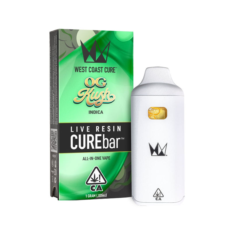 OG Kush Live Resin CUREbar by west coast cure cart at Haven