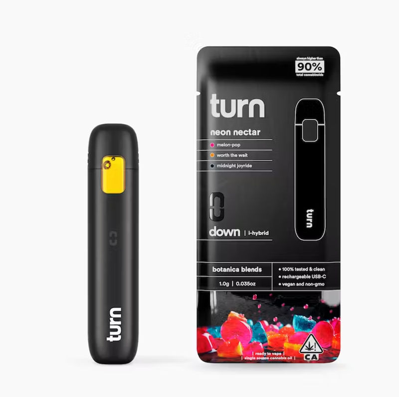 Neon Nectar Down by turn cart at Haven