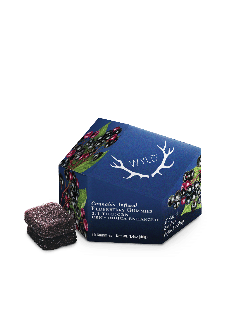 Elderberry 2:1 THC:CBN by wyld edible at Haven