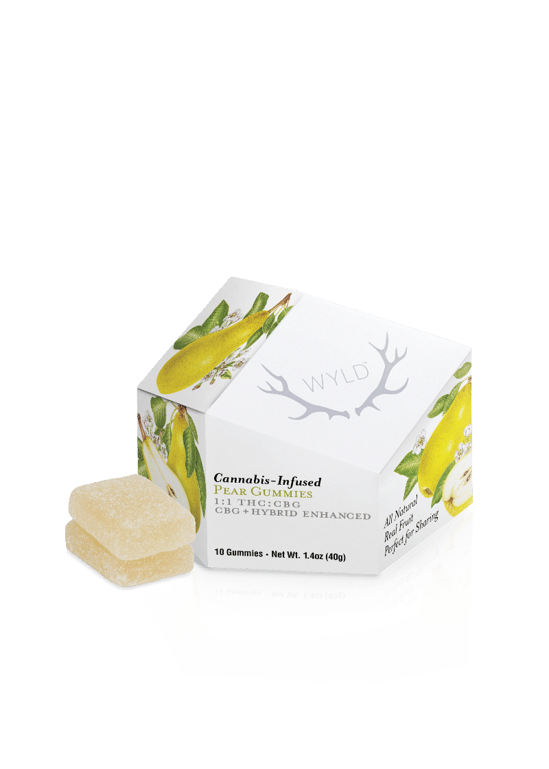 Pear 1:1 THC:CBG by wyld edible at Haven