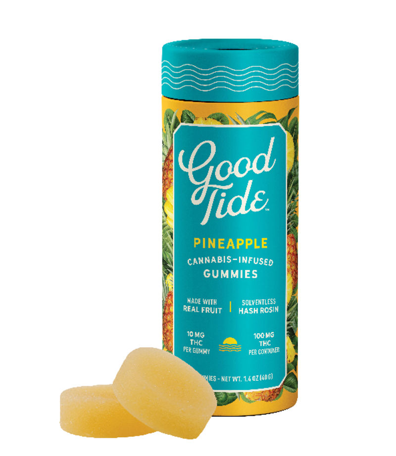 Pineapple Uplifting Rosin by good tide edible at Haven