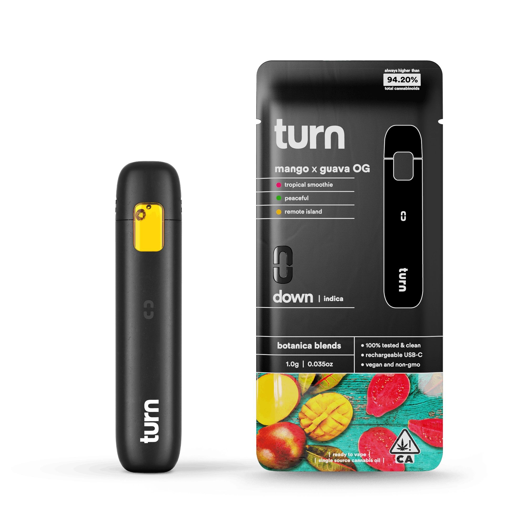 Mango X Guava OG Down by turn cart at Haven