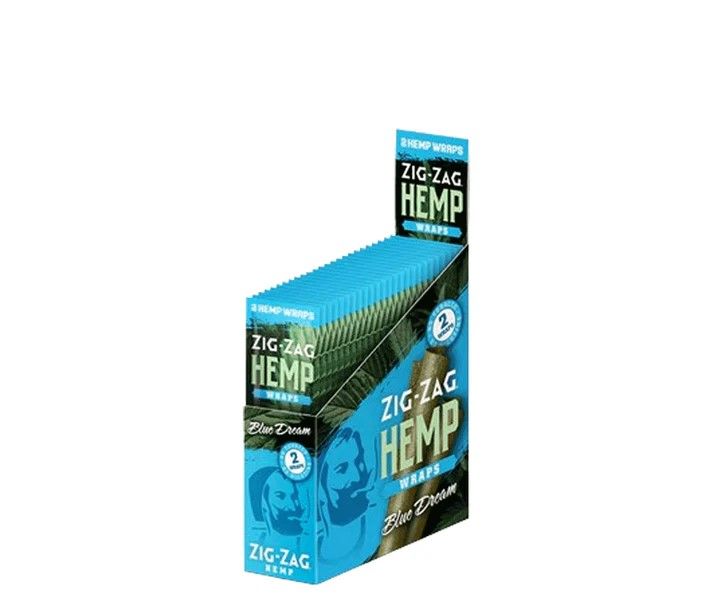 Zig-Zag Hemp Wraps Blue Dream by smokezone 420 international trade accessories at Haven