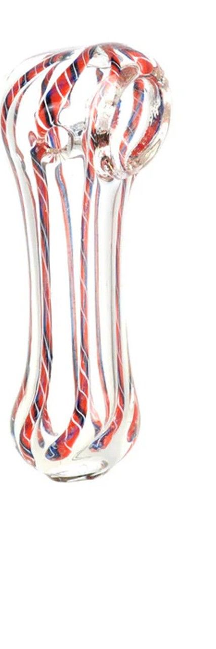 3" Red Striped Pipe accessories at Haven