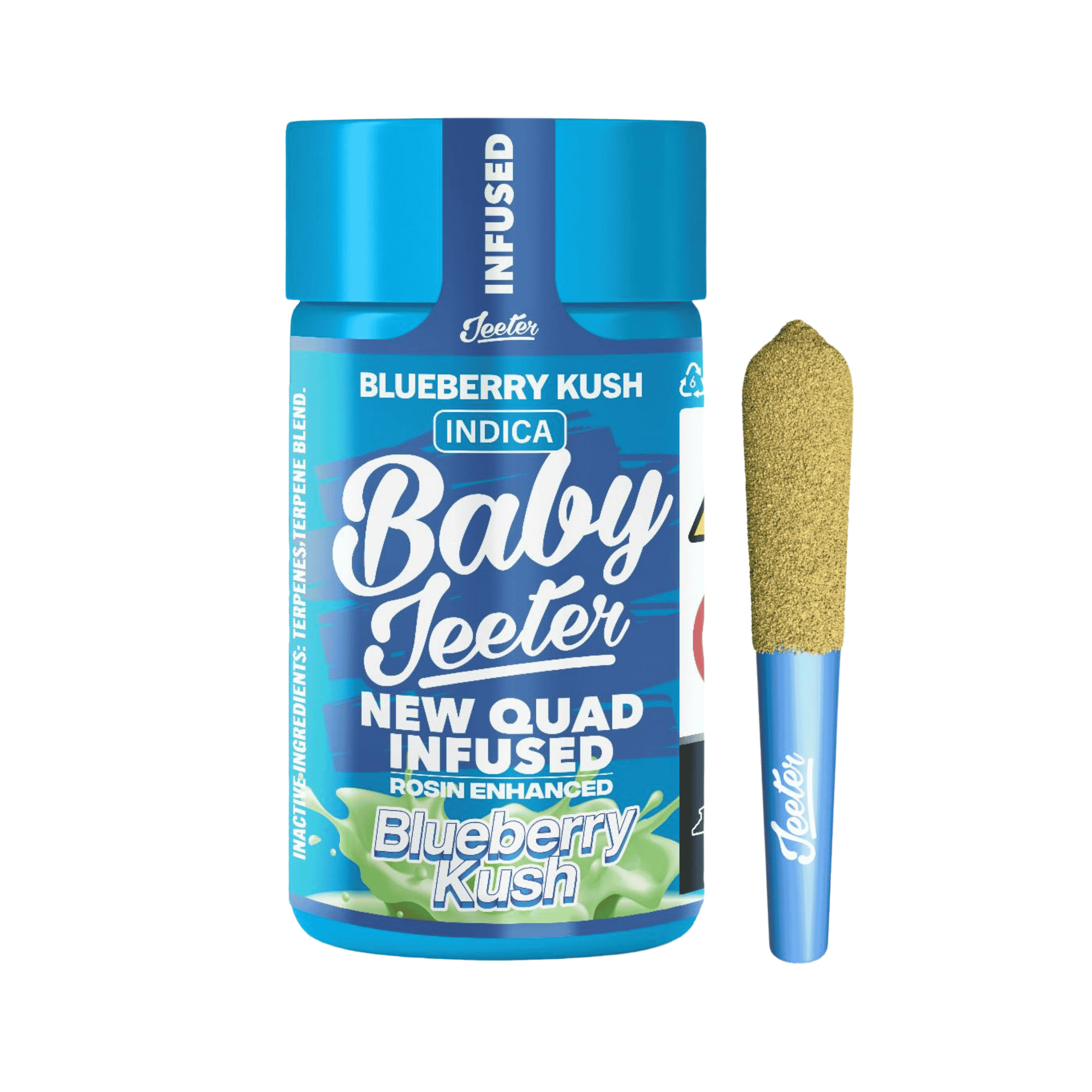 Blueberry Kush 5pks by jeeter preroll at ShowGrow Long Beach Dispensary | Cannabis, Vapes, Edibles & Pickup