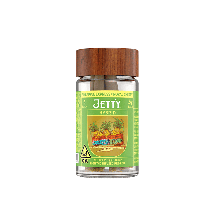 Pineapple Express X Pineapple Express 5pks by jetty extracts preroll at ShowGrow Long Beach Dispensary | Cannabis, Vapes, Edibles & Pickup