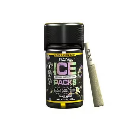 Maui Waui Ice Pack 6pks by rove preroll at ShowGrow Long Beach Dispensary | Cannabis, Vapes, Edibles & Pickup