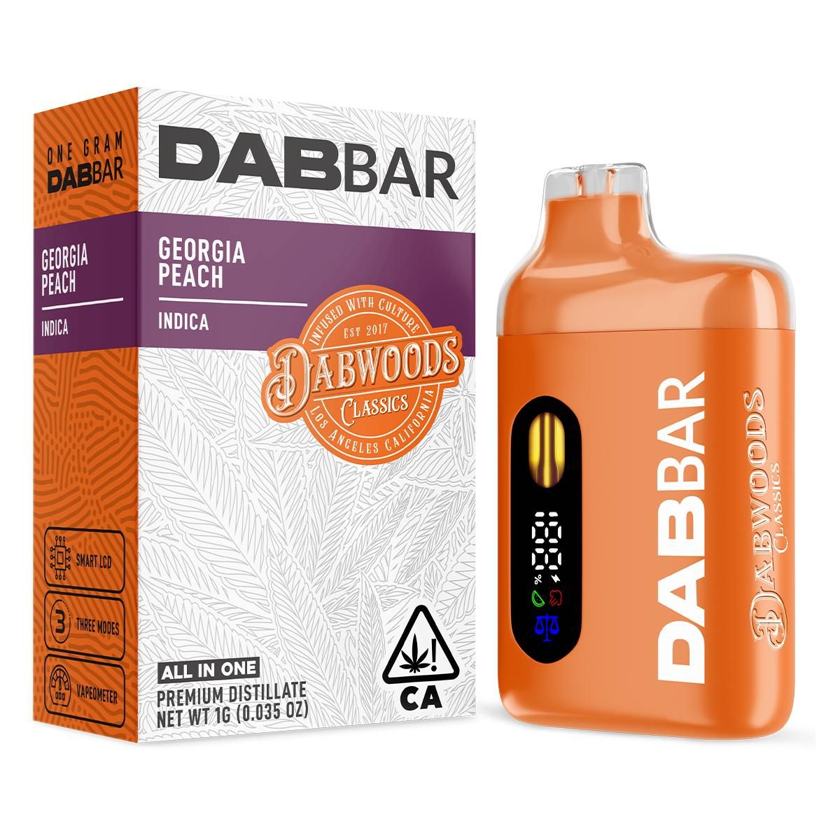 Georgia Peach by dab bar cart at ShowGrow