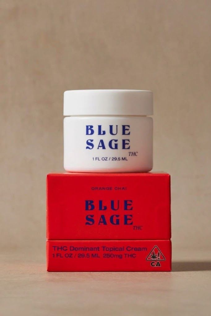 Orange Chai Cream by blue sage topical at ShowGrow Long Beach Dispensary | Cannabis, Vapes, Edibles & Pickup