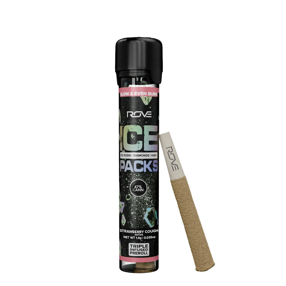 Durban Poison Ice Pack by rove preroll at ShowGrow