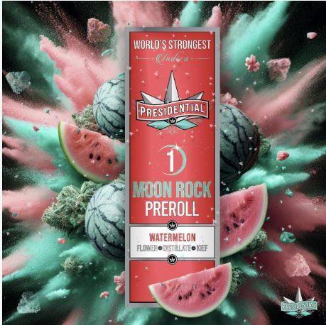 Watermelon Moon Rock by presidential preroll at ShowGrow Long Beach Dispensary | Cannabis, Vapes, Edibles & Pickup