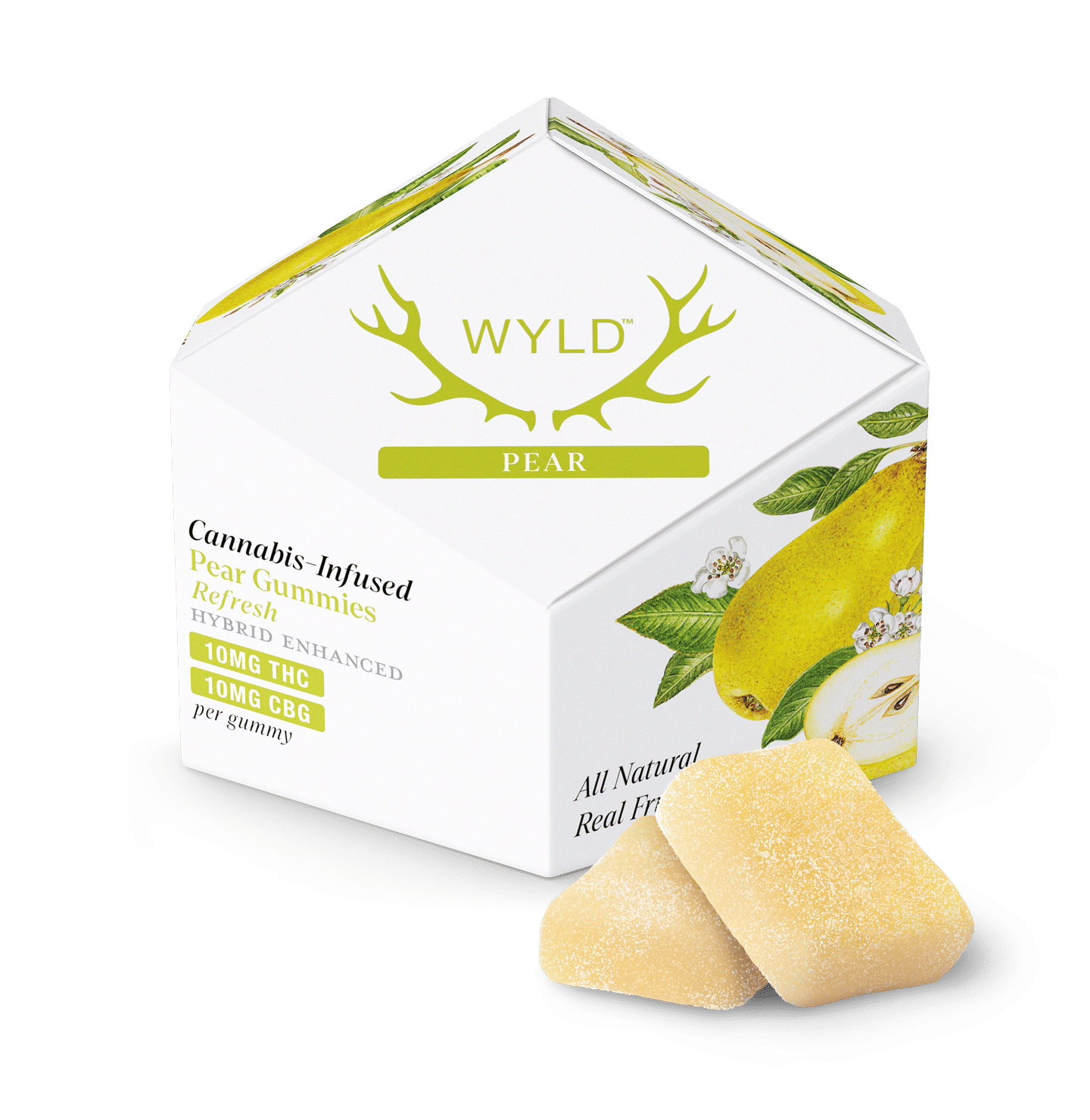 Pear 1:1 CBG by wyld edible at ShowGrow Long Beach Dispensary | Cannabis, Vapes, Edibles & Pickup