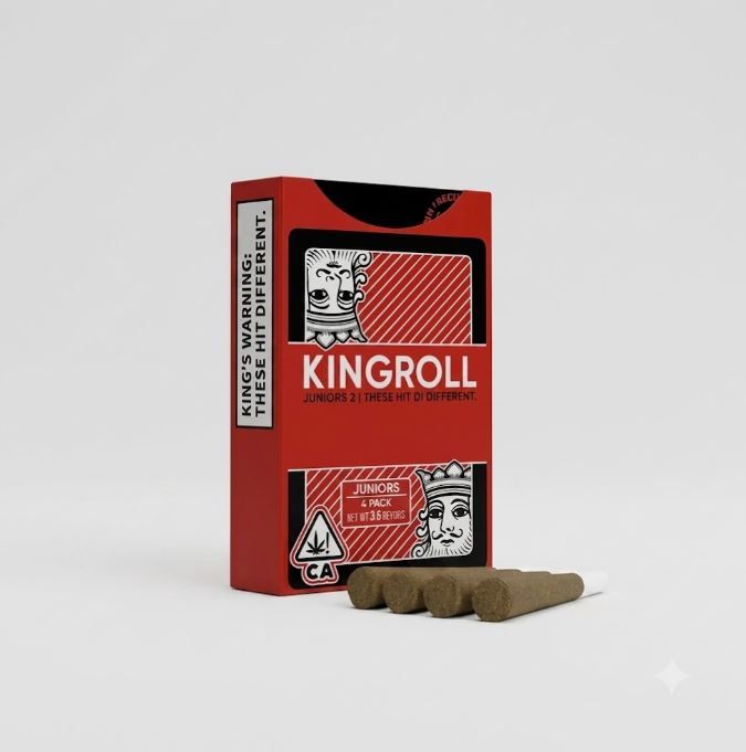 Magic Melon x  Bananalope Haze 4pk by kingroll preroll at ShowGrow Long Beach Dispensary | Cannabis, Vapes, Edibles & Pickup