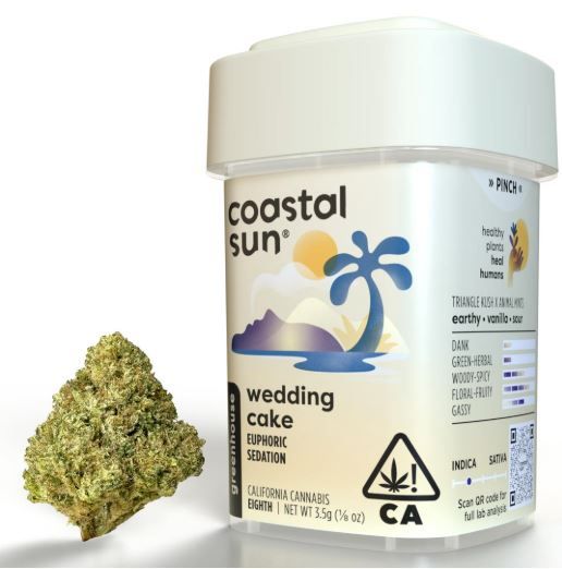 Wedding Cake by coastal sun flower at ShowGrow Long Beach Dispensary | Cannabis, Vapes, Edibles & Pickup