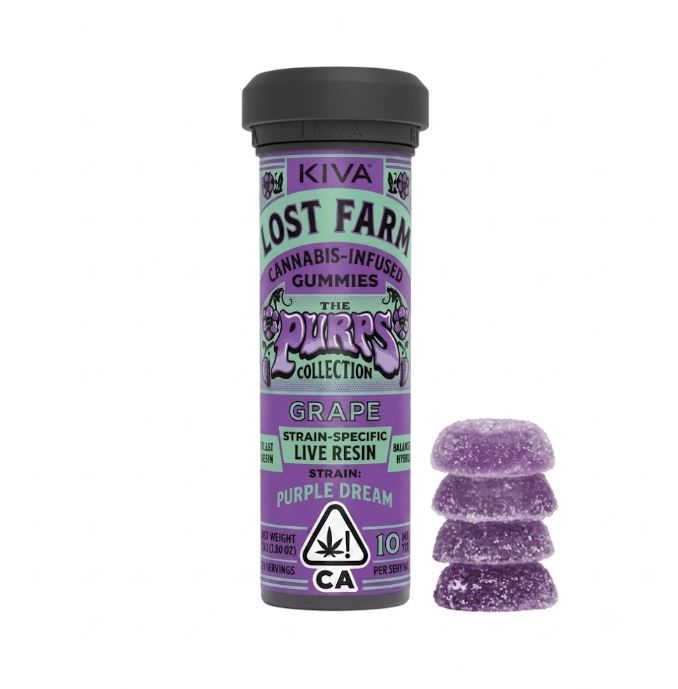 Grape Purple Dream Live Resin by lost farm edible at ShowGrow Long Beach Dispensary | Cannabis, Vapes, Edibles & Pickup