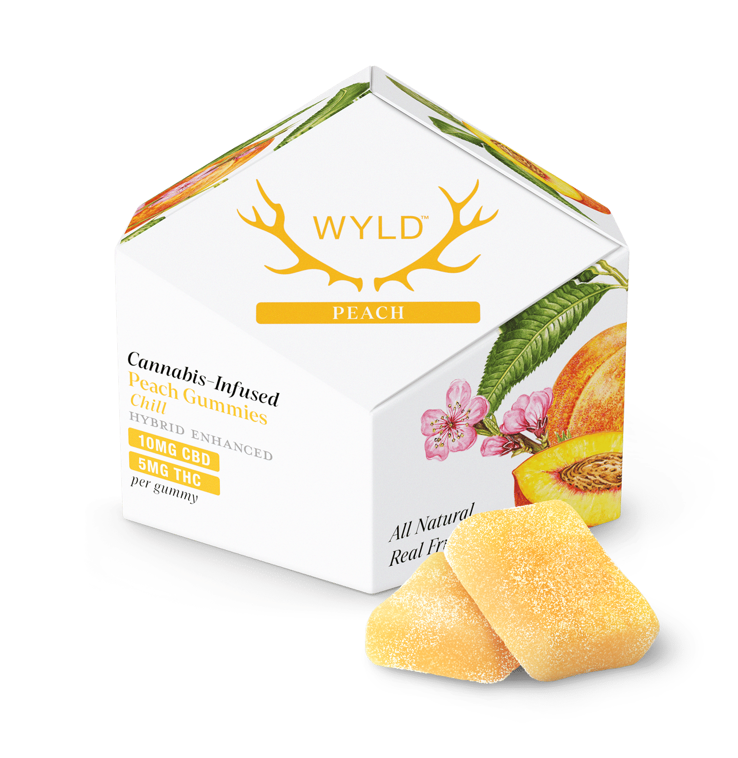 Peach 2:1 by wyld edible at ShowGrow Long Beach Dispensary | Cannabis, Vapes, Edibles & Pickup
