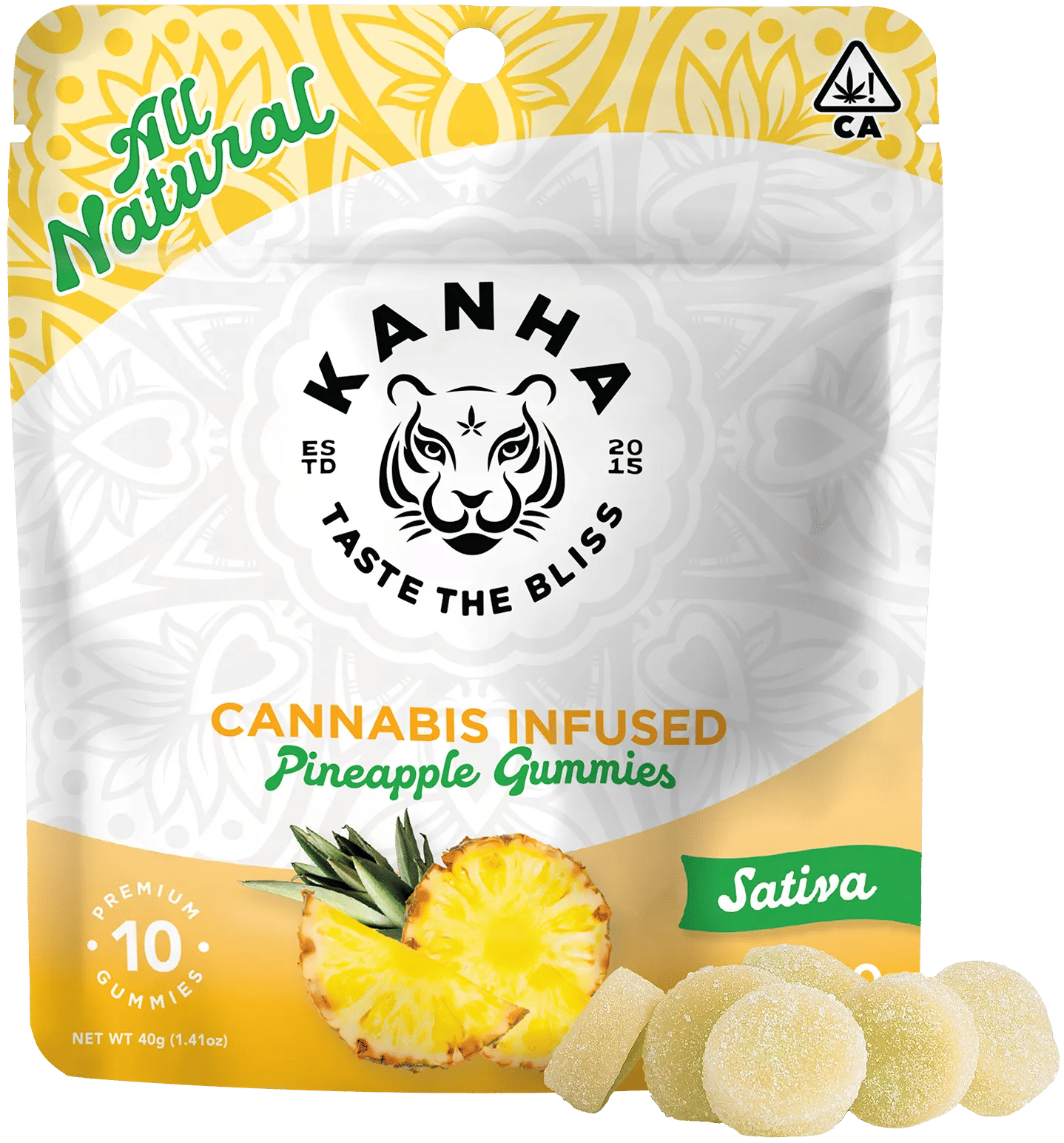 Pineapple Sativa by kanha edible at ShowGrow Long Beach Dispensary | Cannabis, Vapes, Edibles & Pickup