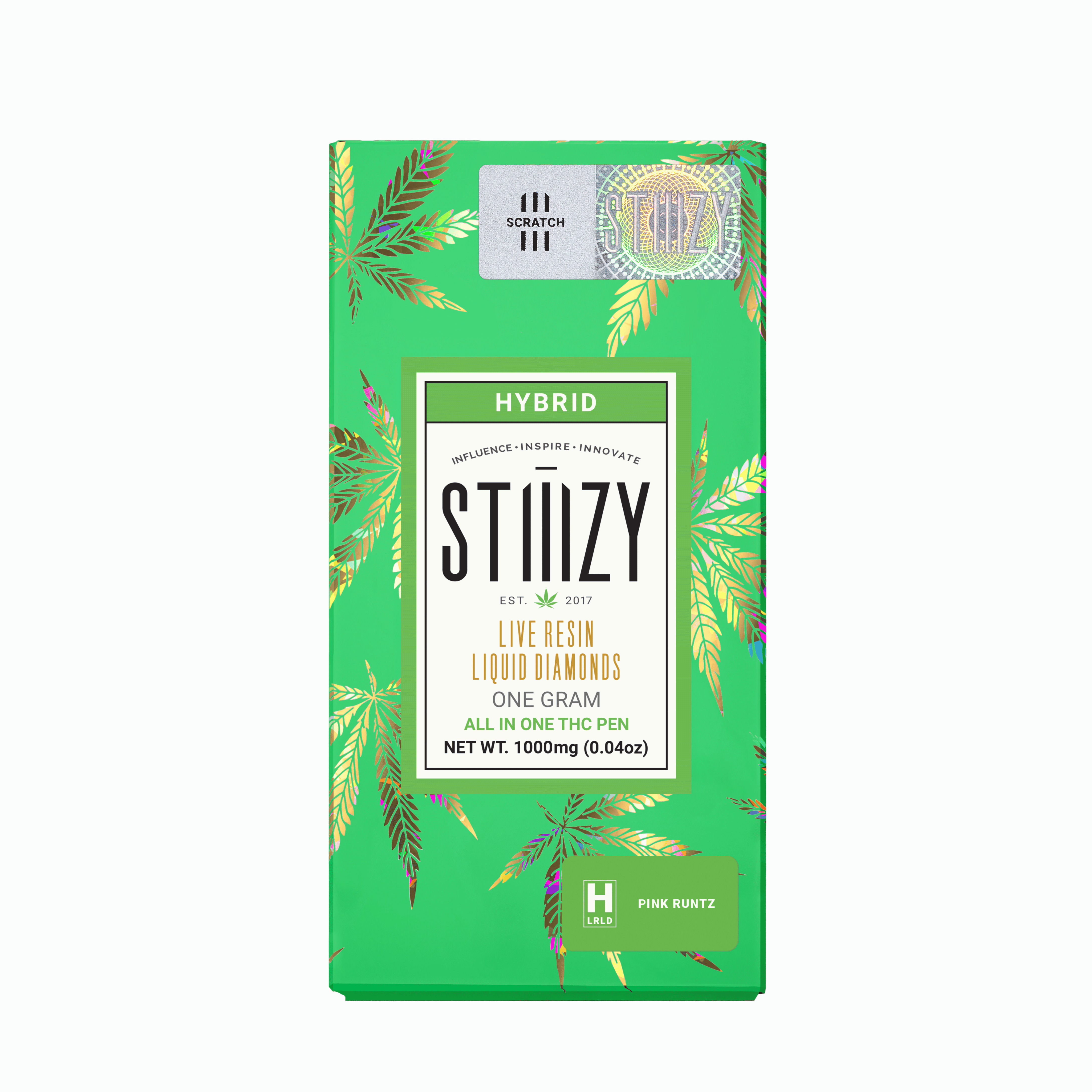 Pink Runtz Live Resin by stiiizy cart at ShowGrow Long Beach Dispensary | Cannabis, Vapes, Edibles & Pickup