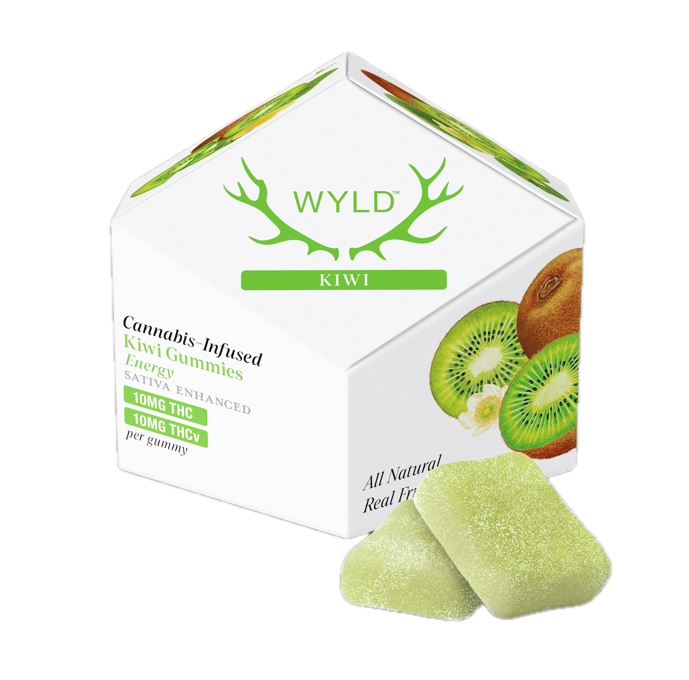 Kiwi 1:1 THCv Sativa by wyld edible at ShowGrow Long Beach Dispensary | Cannabis, Vapes, Edibles & Pickup