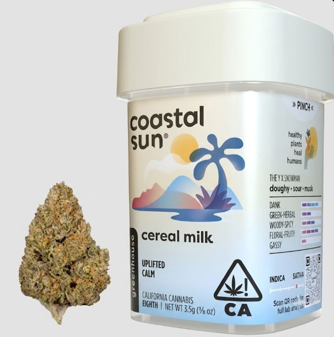 Cereal Milk by coastal sun flower at ShowGrow Long Beach Dispensary | Cannabis, Vapes, Edibles & Pickup