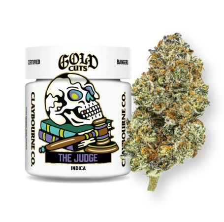 Gold Cut: The Judge by claybourne co. flower at ShowGrow Long Beach Dispensary | Cannabis, Vapes, Edibles & Pickup