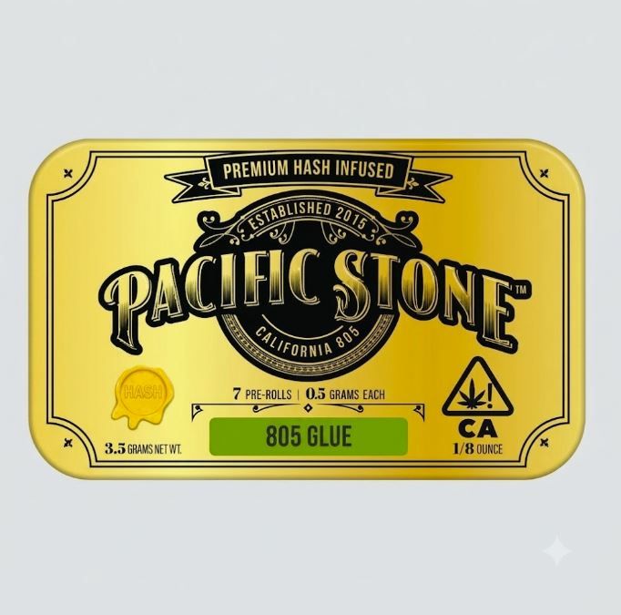 805 Glue 7pk Hashs by pacific stone preroll at ShowGrow Long Beach Dispensary | Cannabis, Vapes, Edibles & Pickup