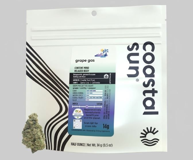 Grape Gas by coastal sun flower at ShowGrow Long Beach Dispensary | Cannabis, Vapes, Edibles & Pickup