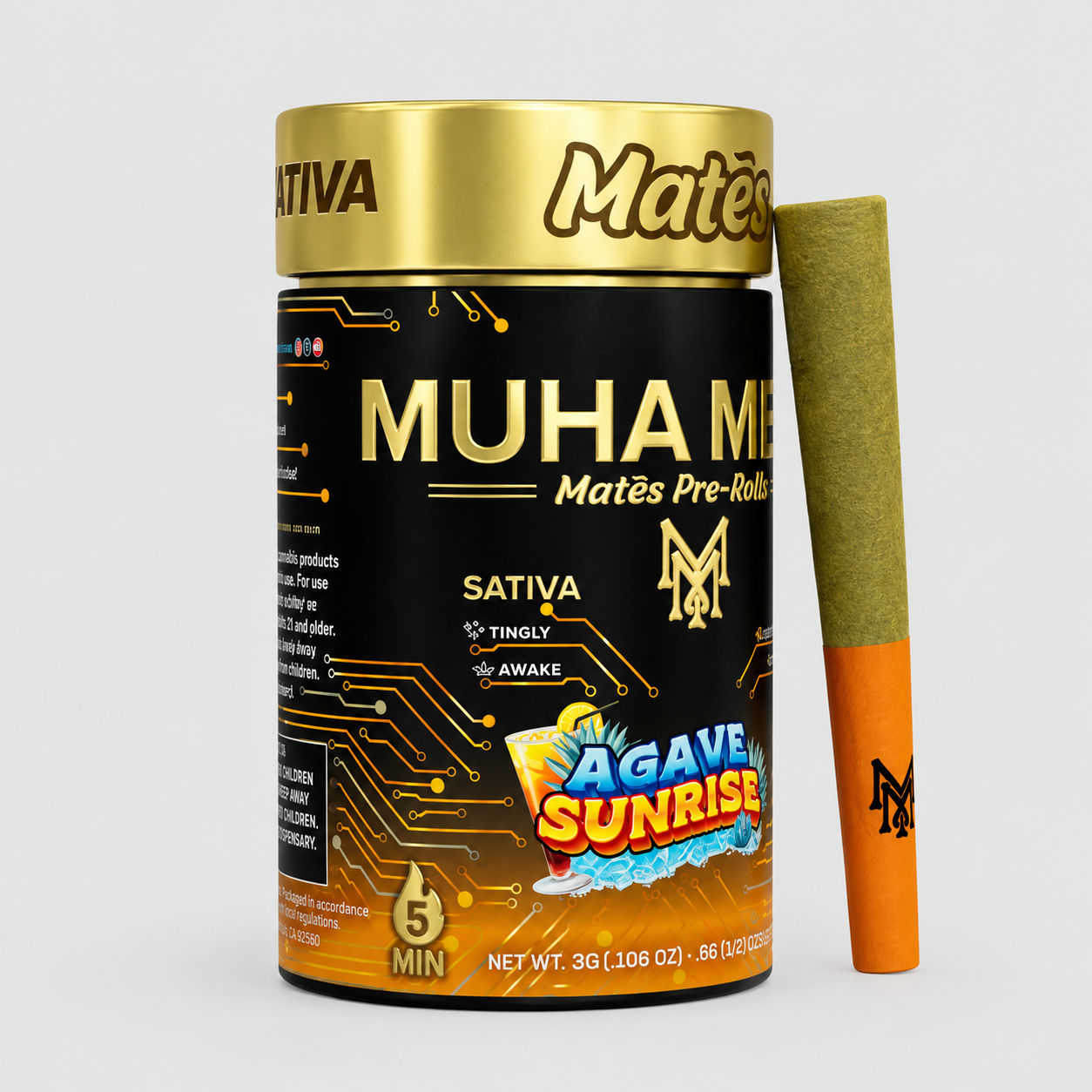 Agave Sunrise 5pk by muha meds preroll at ShowGrow Long Beach Dispensary | Cannabis, Vapes, Edibles & Pickup