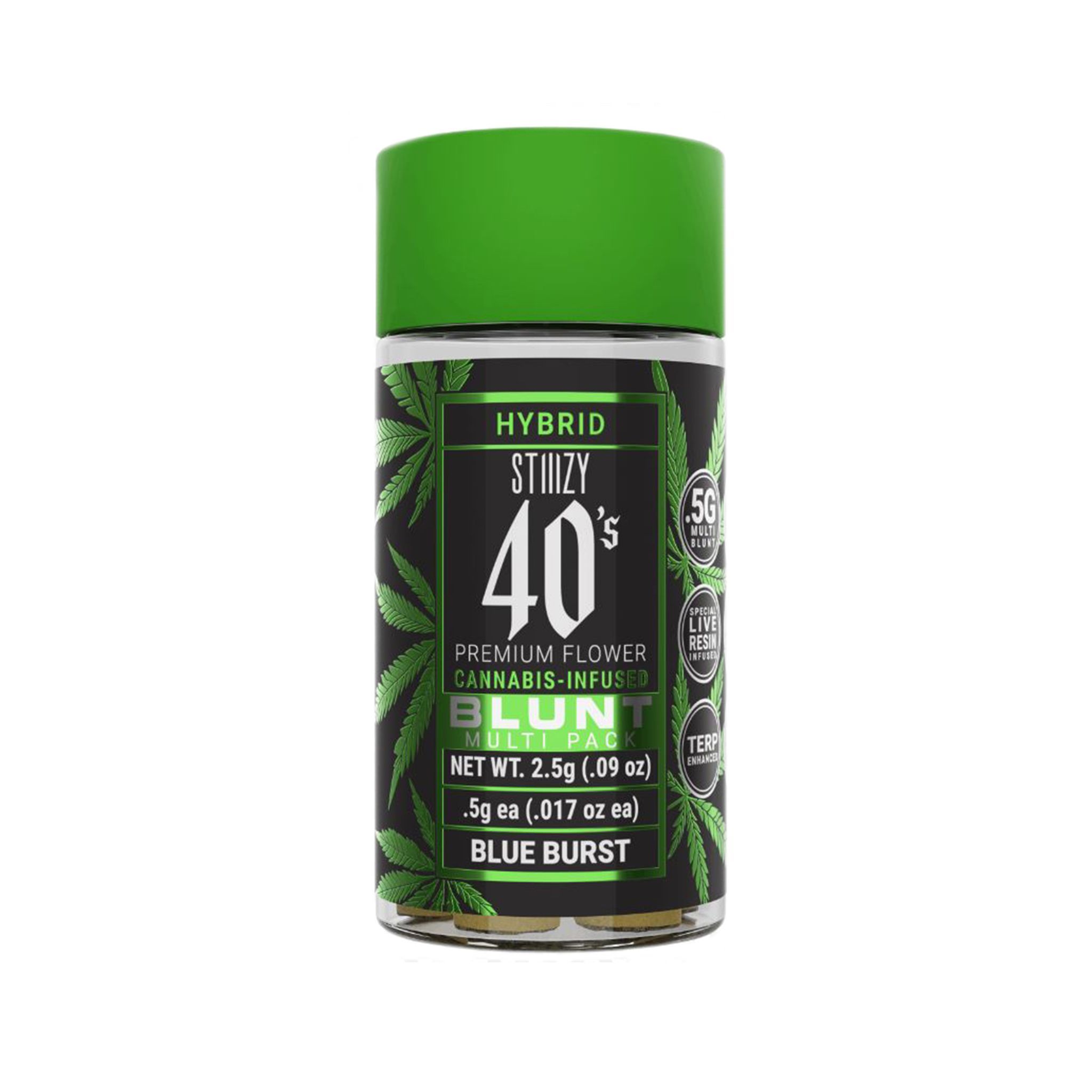 Blue Burst 4pk Blunts by stiiizy preroll at ShowGrow