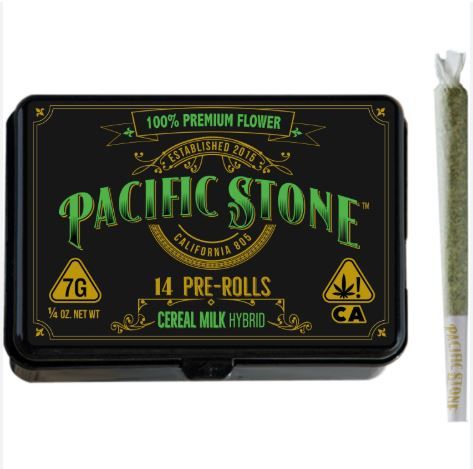 Cereal Milk 14pks by pacific stone preroll at ShowGrow Long Beach Dispensary | Cannabis, Vapes, Edibles & Pickup
