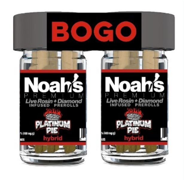 Platinum Pie BOGO 10 pk by noah's premium preroll at ShowGrow Long Beach Dispensary | Cannabis, Vapes, Edibles & Pickup