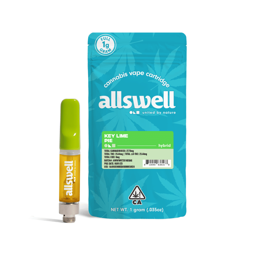 Key Lime Pie by allswell cart at ShowGrow Long Beach Dispensary | Cannabis, Vapes, Edibles & Pickup