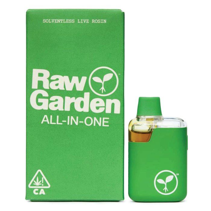Grapes & Cream Live Rosin by raw garden cart at ShowGrow Long Beach Dispensary | Cannabis, Vapes, Edibles & Pickup