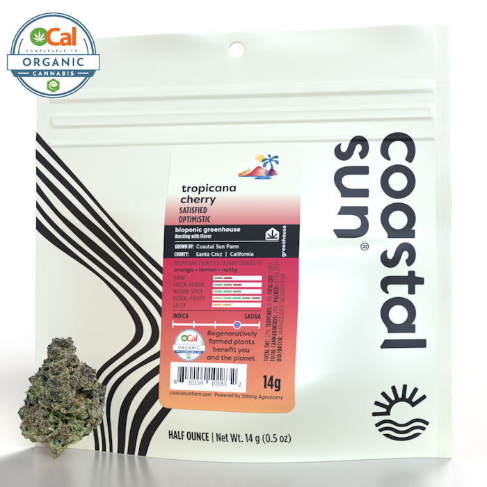 Tropicana Cherry by coastal sun flower at ShowGrow Long Beach Dispensary | Cannabis, Vapes, Edibles & Pickup