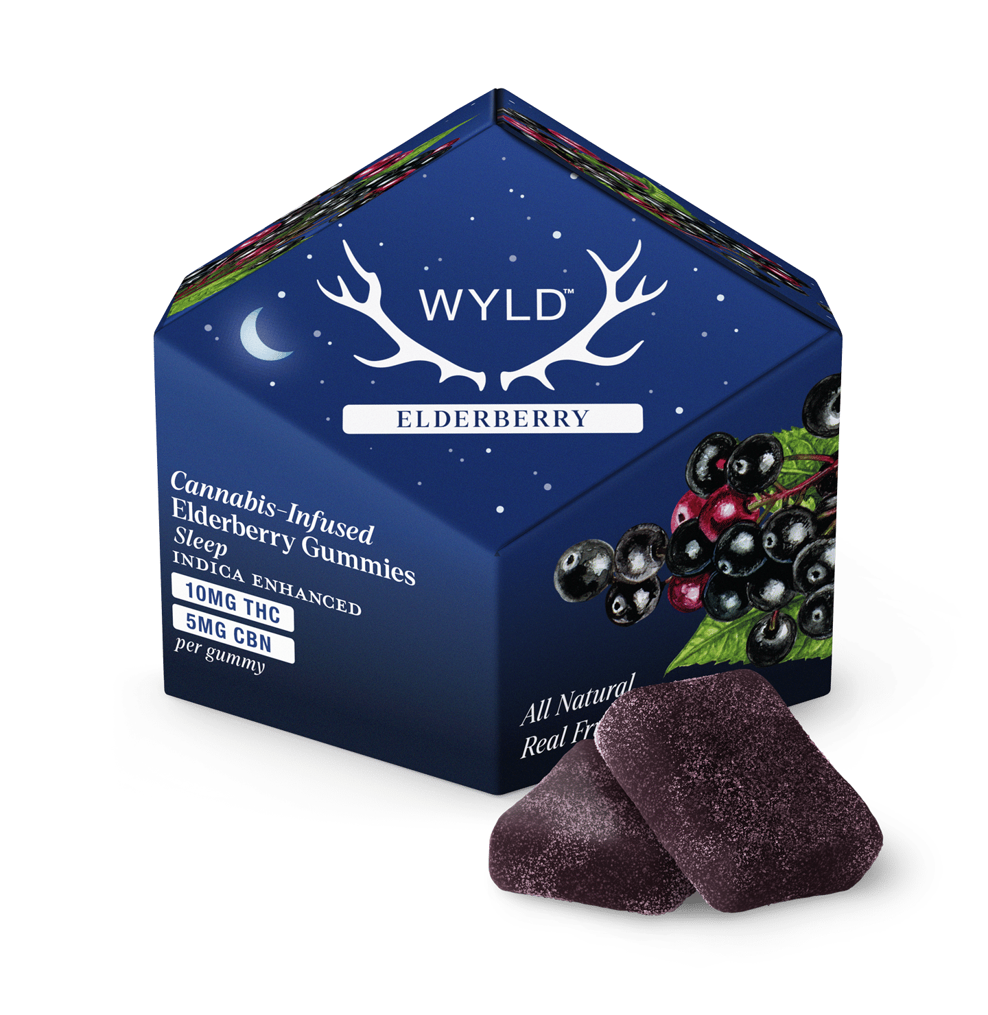 Elderberry 2:1 CBN Indica by wyld edible at ShowGrow Long Beach Dispensary | Cannabis, Vapes, Edibles & Pickup
