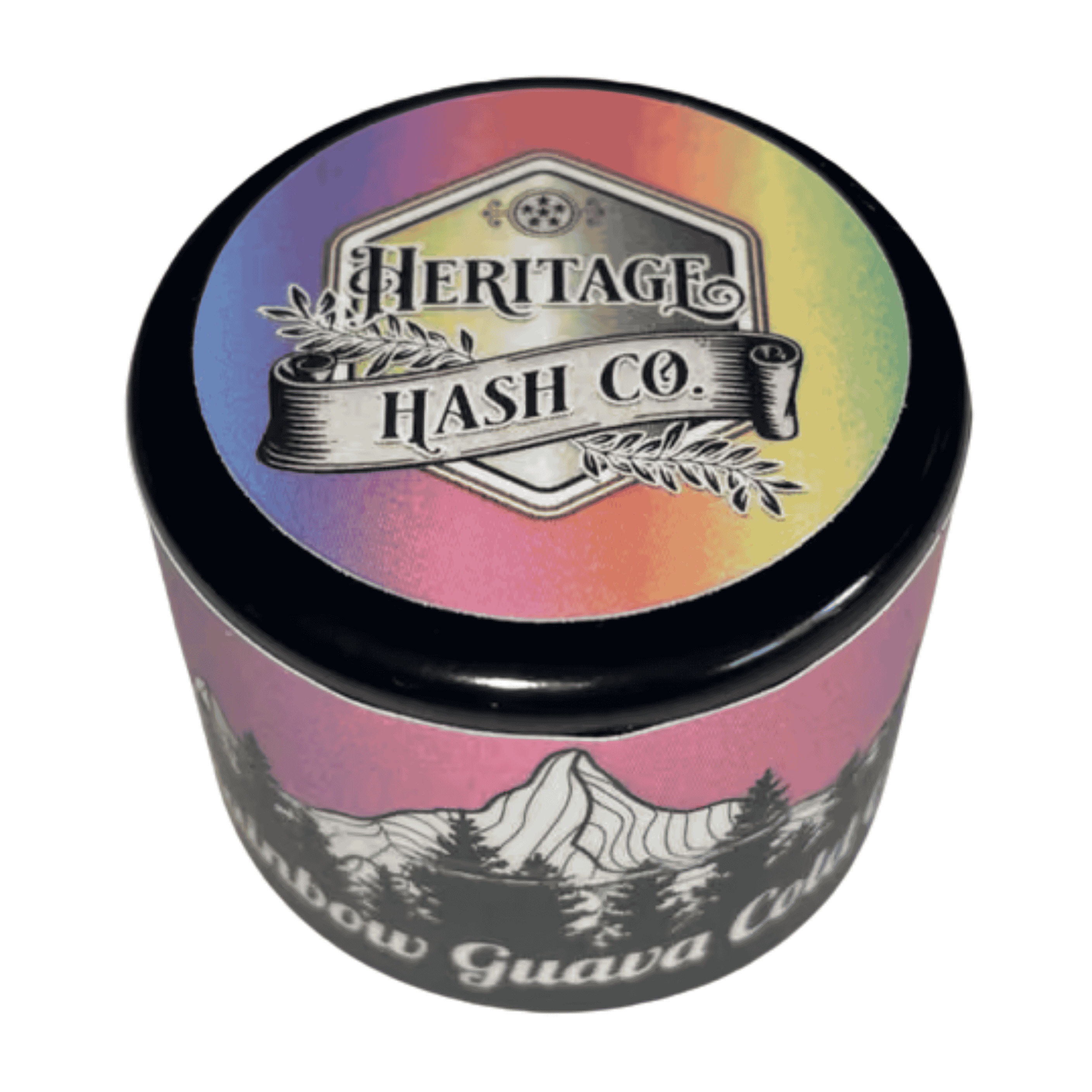 Rainbow Guava Cold Cure Live Rosin by heritage hash co concentrate at ShowGrow Long Beach Dispensary | Cannabis, Vapes, Edibles & Pickup