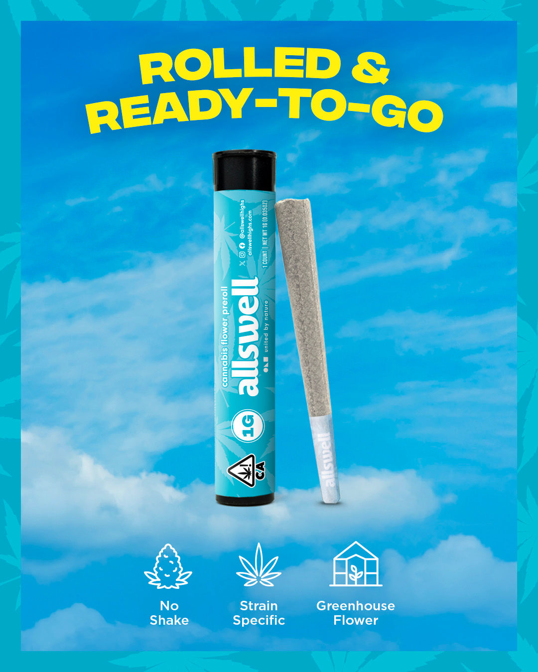 Yuzu Batter by allswell preroll at ShowGrow Long Beach Dispensary | Cannabis, Vapes, Edibles & Pickup