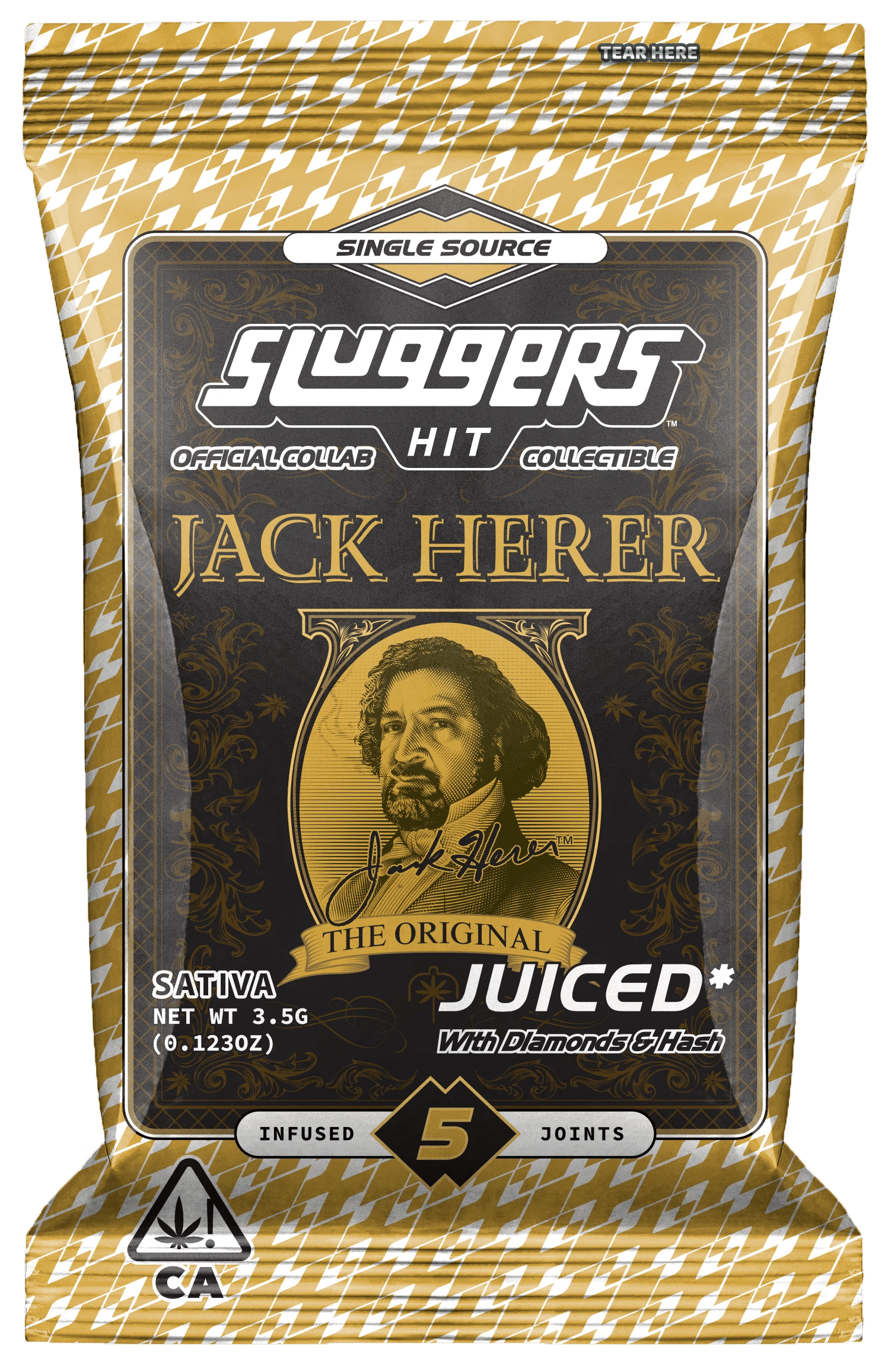 Jack Herer 5pks by sluggers preroll at ShowGrow Long Beach Dispensary | Cannabis, Vapes, Edibles & Pickup