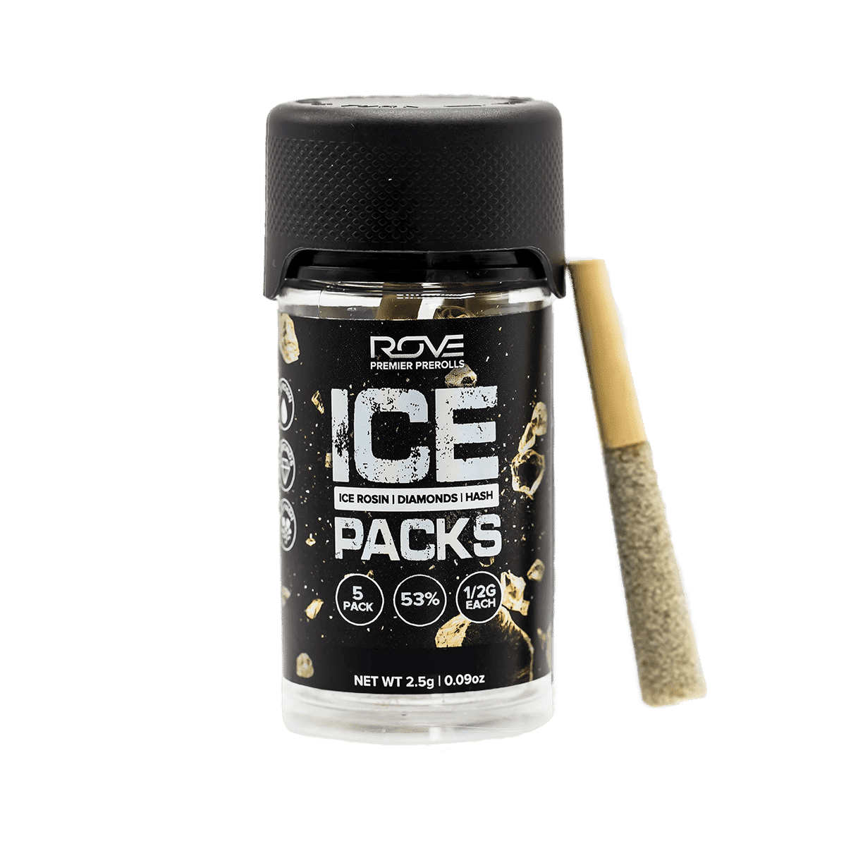 Super Sour Diesel Ice Packs 3pks by rove preroll at ShowGrow
