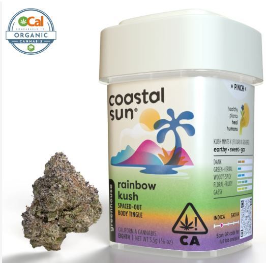 Rainbow Kush by coastal sun flower at ShowGrow Long Beach Dispensary | Cannabis, Vapes, Edibles & Pickup