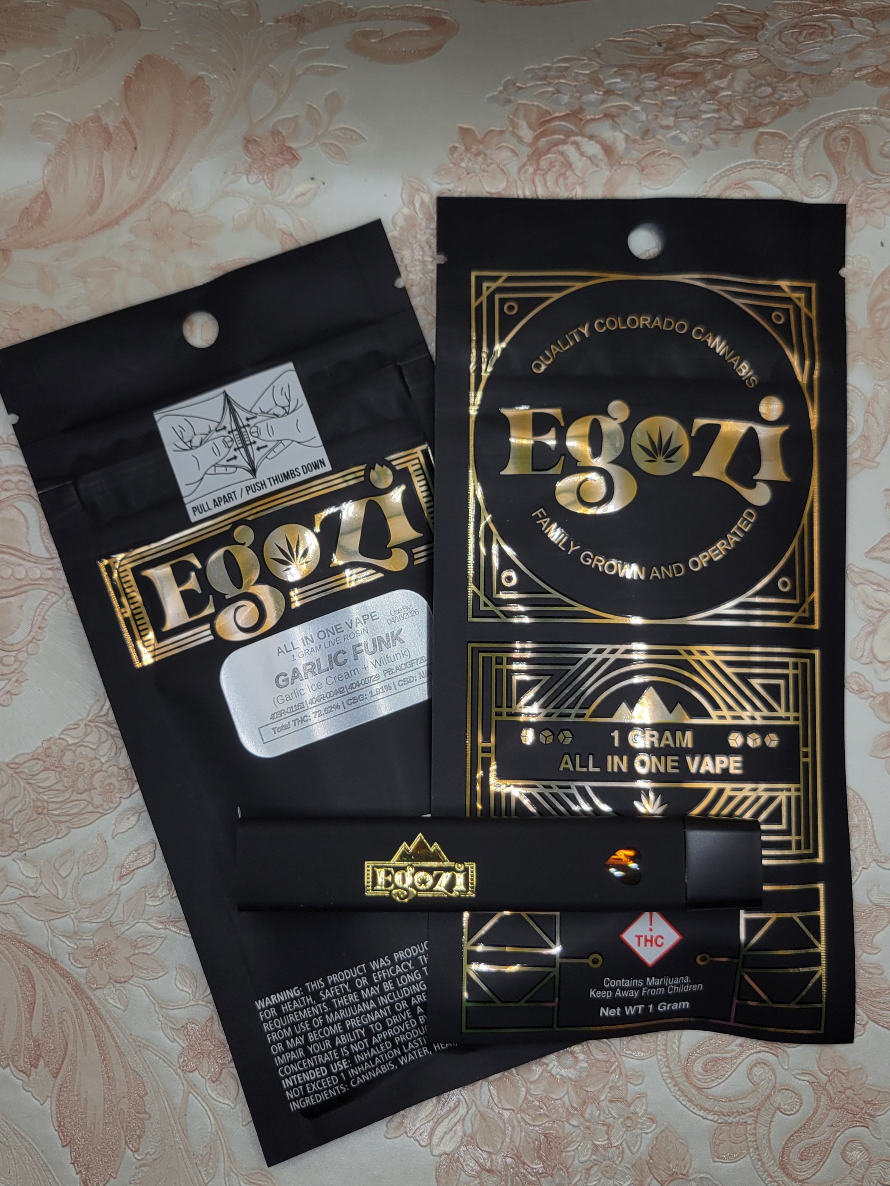 Egozi Live Rosin by EGOZI Ventures cart at Bleezies