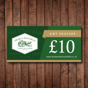 In Shop Gift Voucher £10 - Drake & Macefield Butchers
